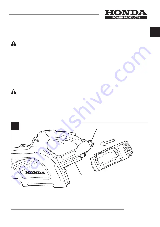 Honda Power Products HHBE81BE Owner'S Manual Download Page 23