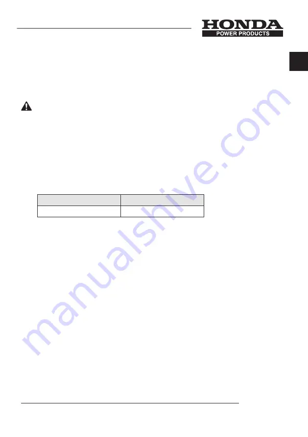 Honda Power Products HHHE61LE Owner'S Manual Download Page 11