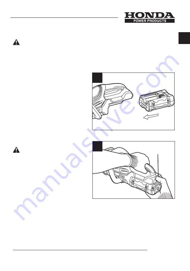 Honda Power Products HHHE61LE Owner'S Manual Download Page 19