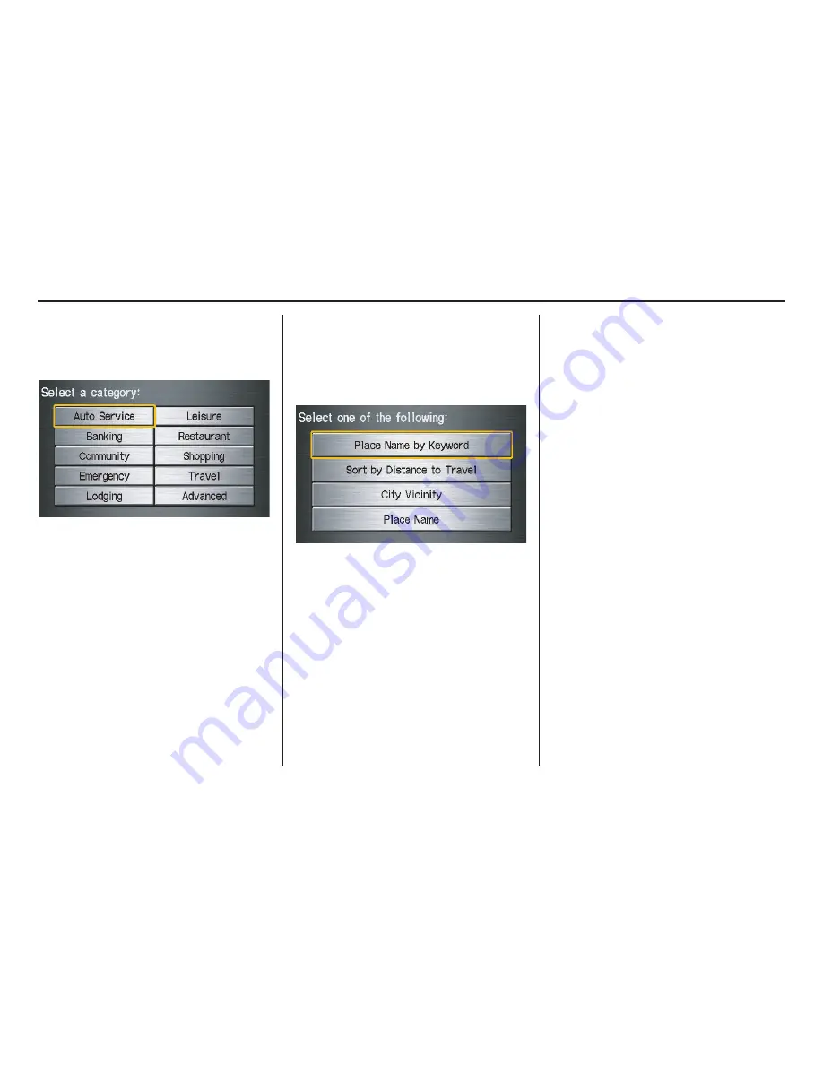 Honda 00X31-SCV-8000 Navigation Manual Download Page 33