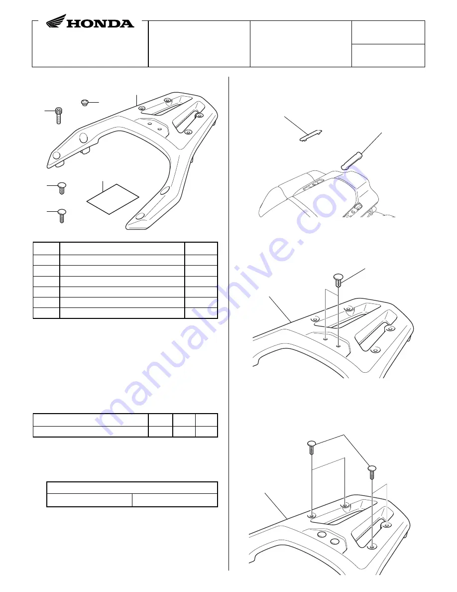 Honda 08L70-MJN-A00 Installation Instructions Manual Download Page 1