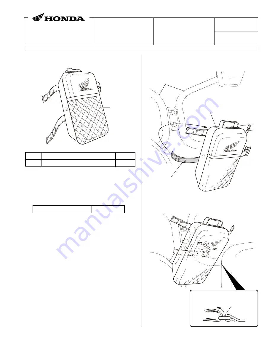 Honda 08U60-HL1-300 Installation Instructions Download Page 3