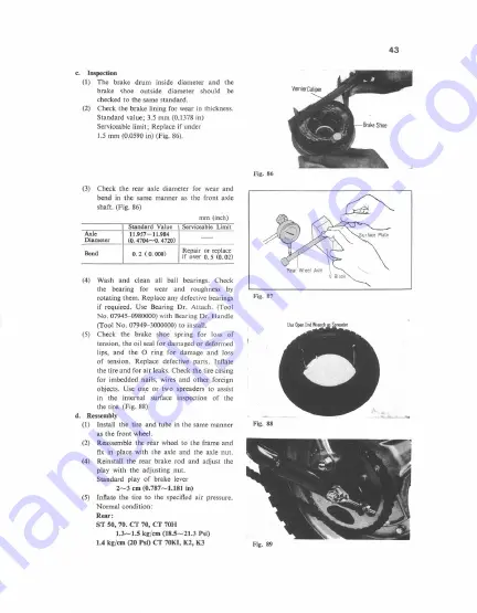 Honda 1969 CT 70 Workshop Download Page 45