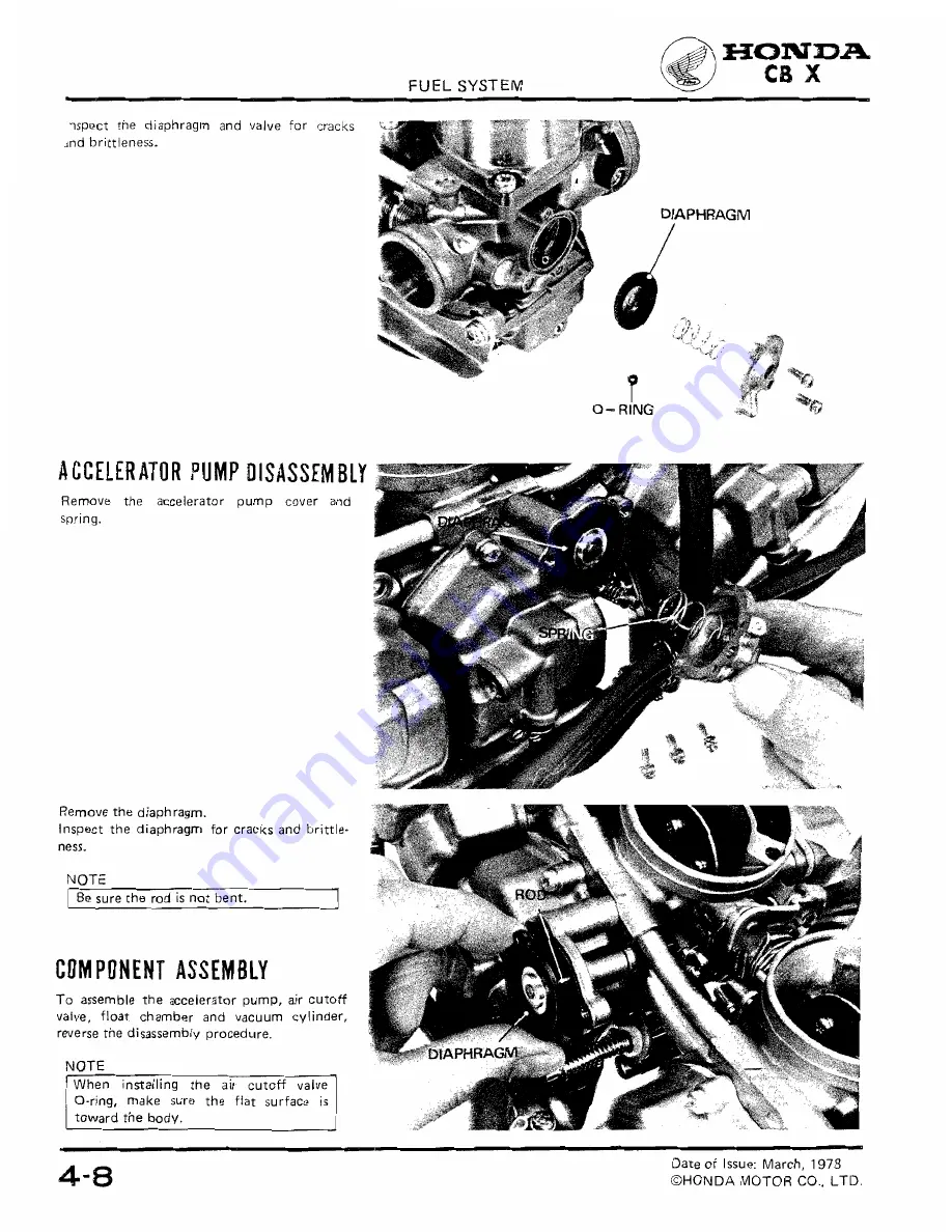 Honda 1979 CBX Скачать руководство пользователя страница 56