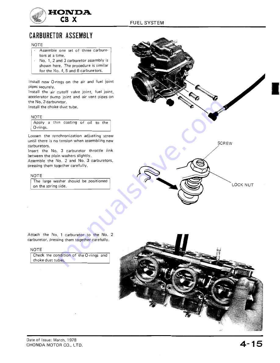 Honda 1979 CBX Скачать руководство пользователя страница 64