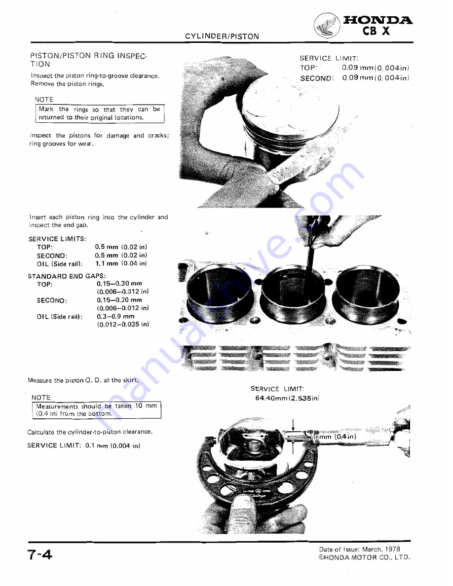 Honda 1979 CBX Shop Manual Download Page 114