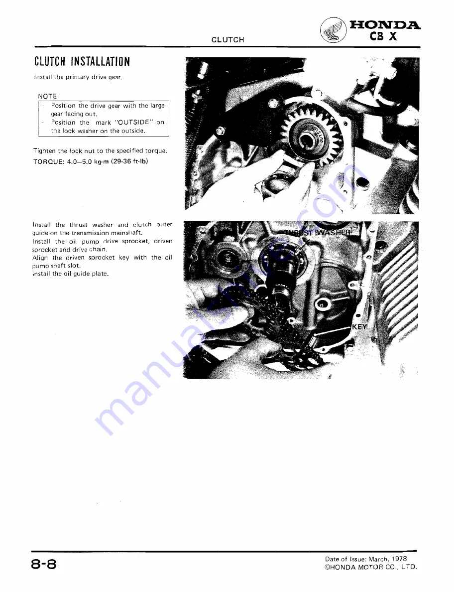 Honda 1979 CBX Shop Manual Download Page 128