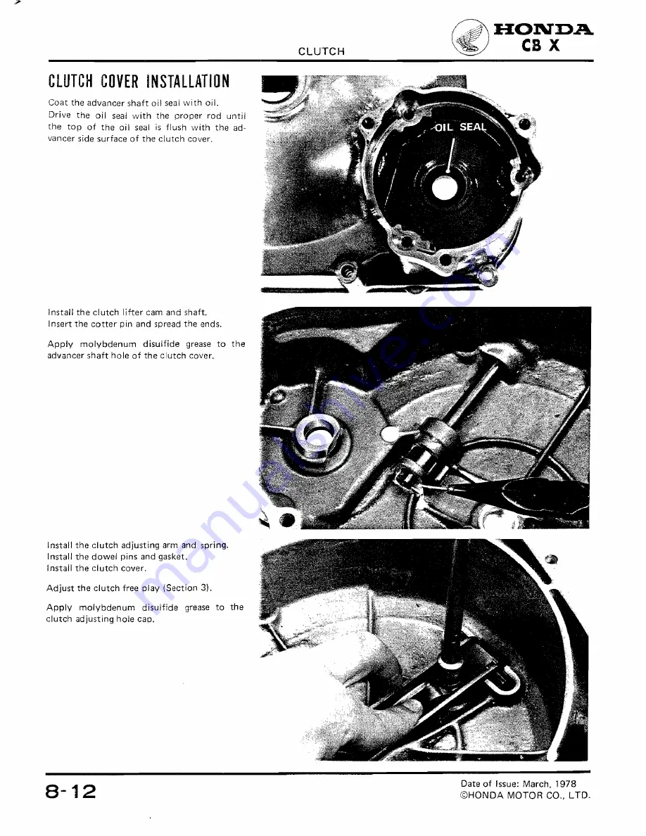 Honda 1979 CBX Скачать руководство пользователя страница 132