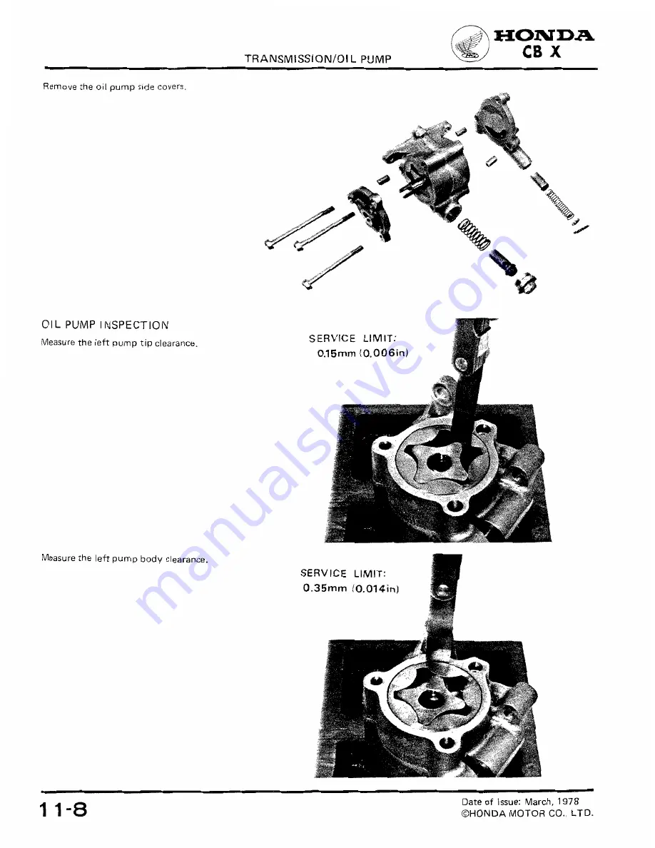 Honda 1979 CBX Shop Manual Download Page 156