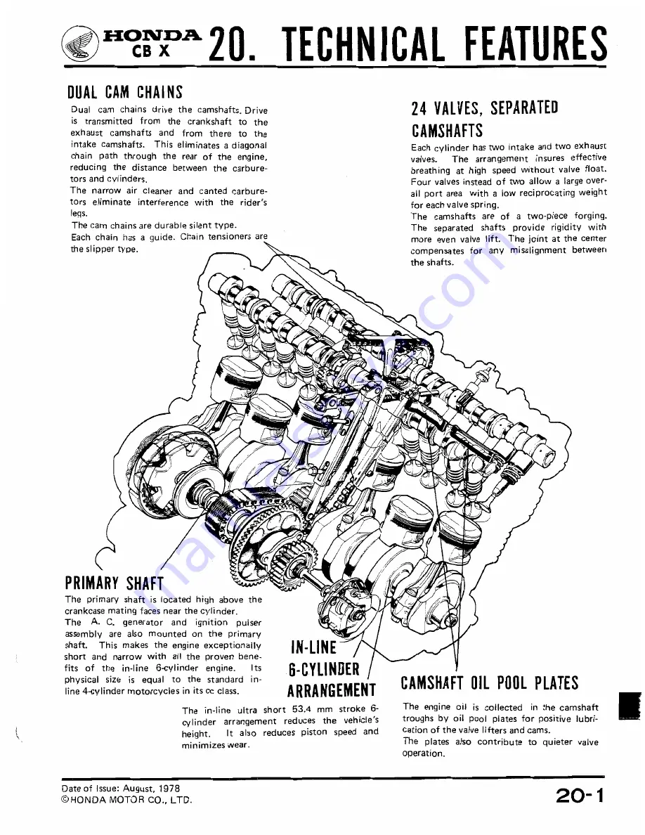 Honda 1979 CBX Shop Manual Download Page 279