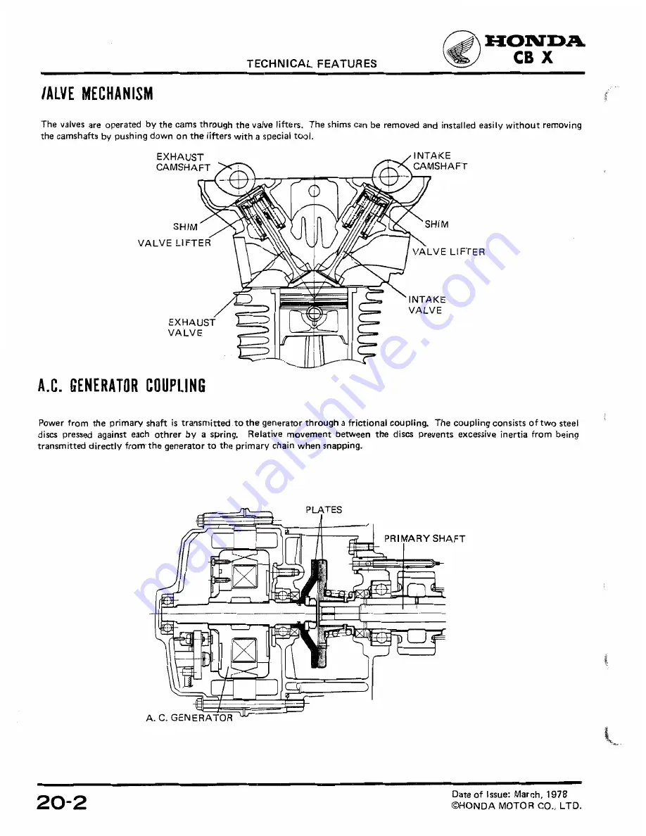 Honda 1979 CBX Скачать руководство пользователя страница 280