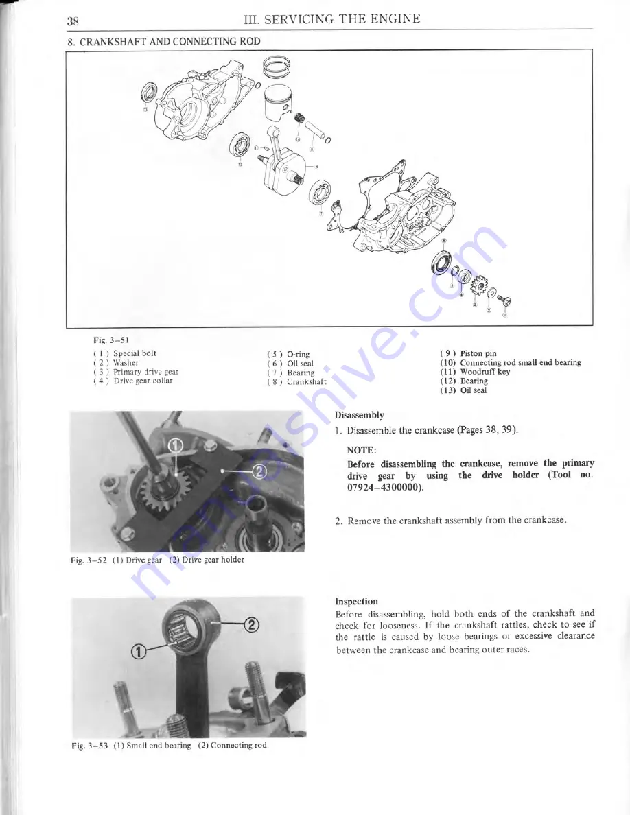 Honda 1979 Elsinore CR250R Скачать руководство пользователя страница 46