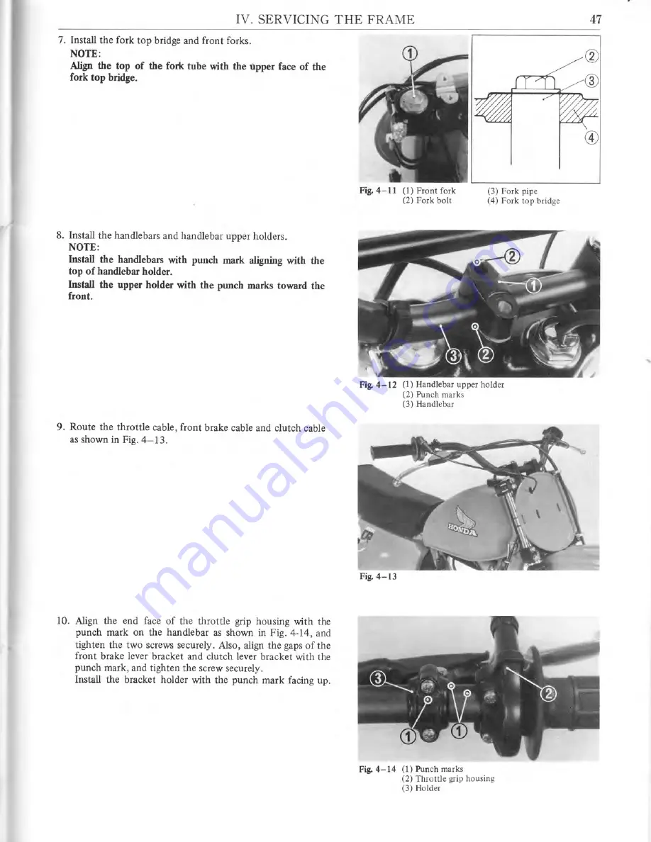 Honda 1979 Elsinore CR250R Owner'S Manual Download Page 55