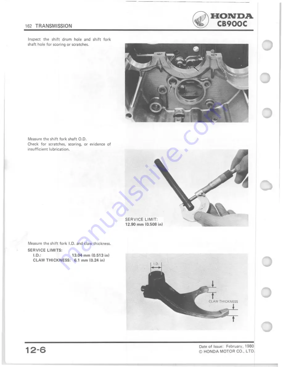 Honda 1980 CB900C Shop Manual Download Page 163