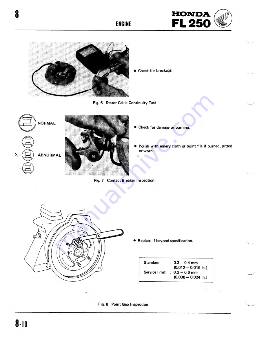 Honda 1981 Odyssey FL250 Shop Manual Download Page 38