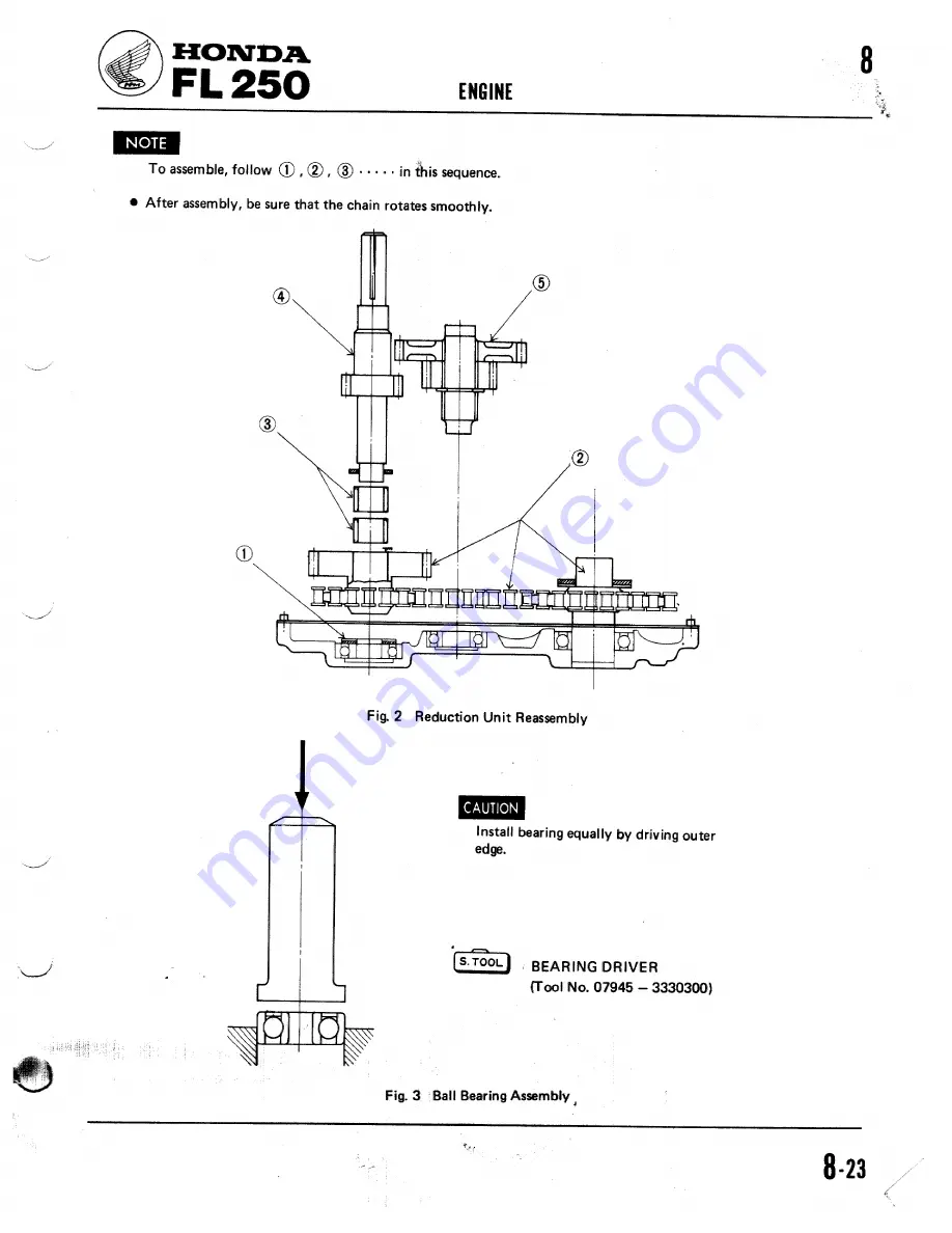 Honda 1981 Odyssey FL250 Shop Manual Download Page 51