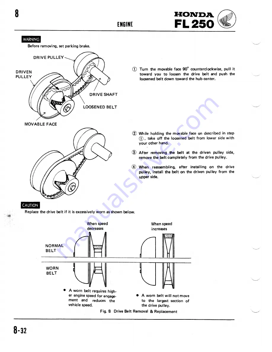 Honda 1981 Odyssey FL250 Shop Manual Download Page 60