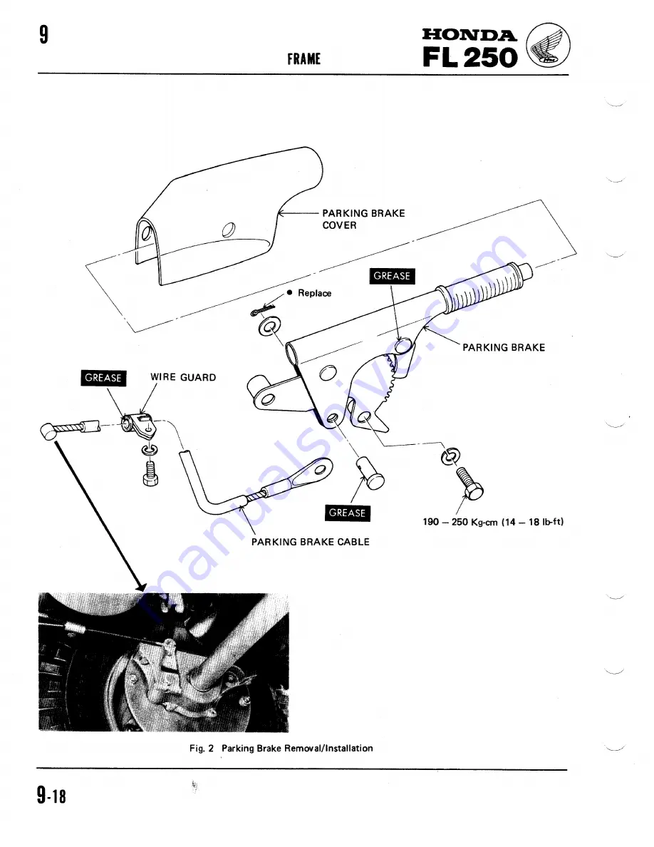 Honda 1981 Odyssey FL250 Shop Manual Download Page 80