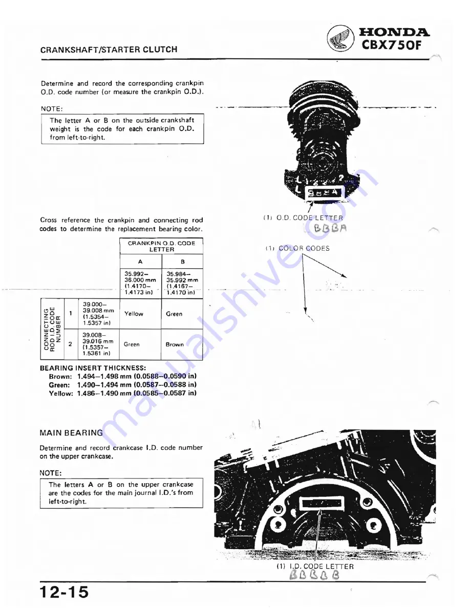 Honda 1984 CBX750F Скачать руководство пользователя страница 174