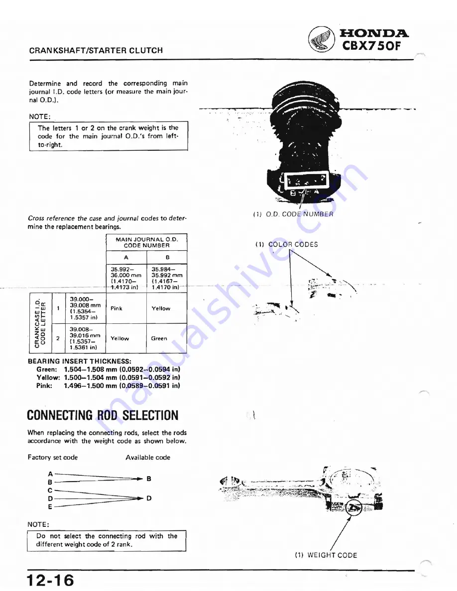 Honda 1984 CBX750F Workshop Manual Download Page 175