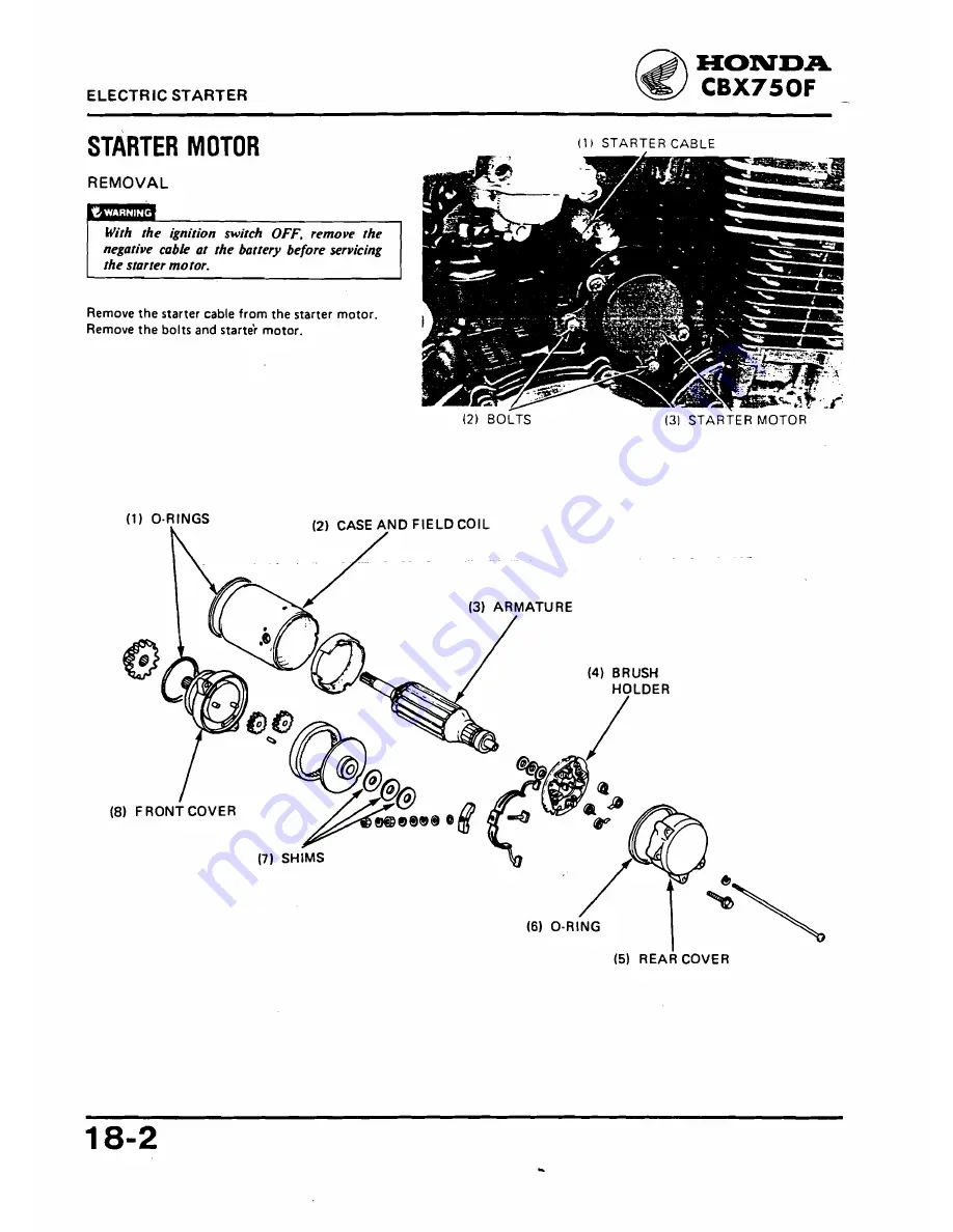 Honda 1984 CBX750F Скачать руководство пользователя страница 283