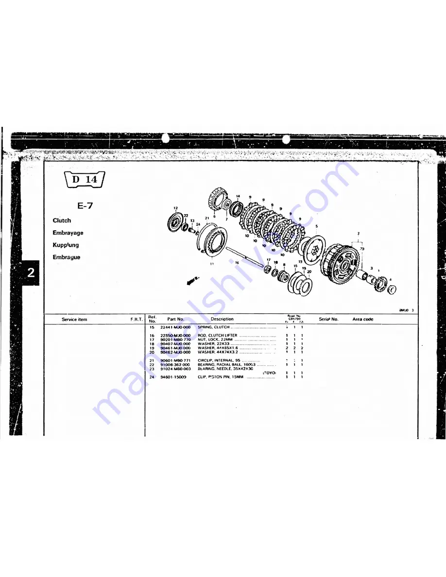 Honda 1984 CBX750F Workshop Manual Download Page 359