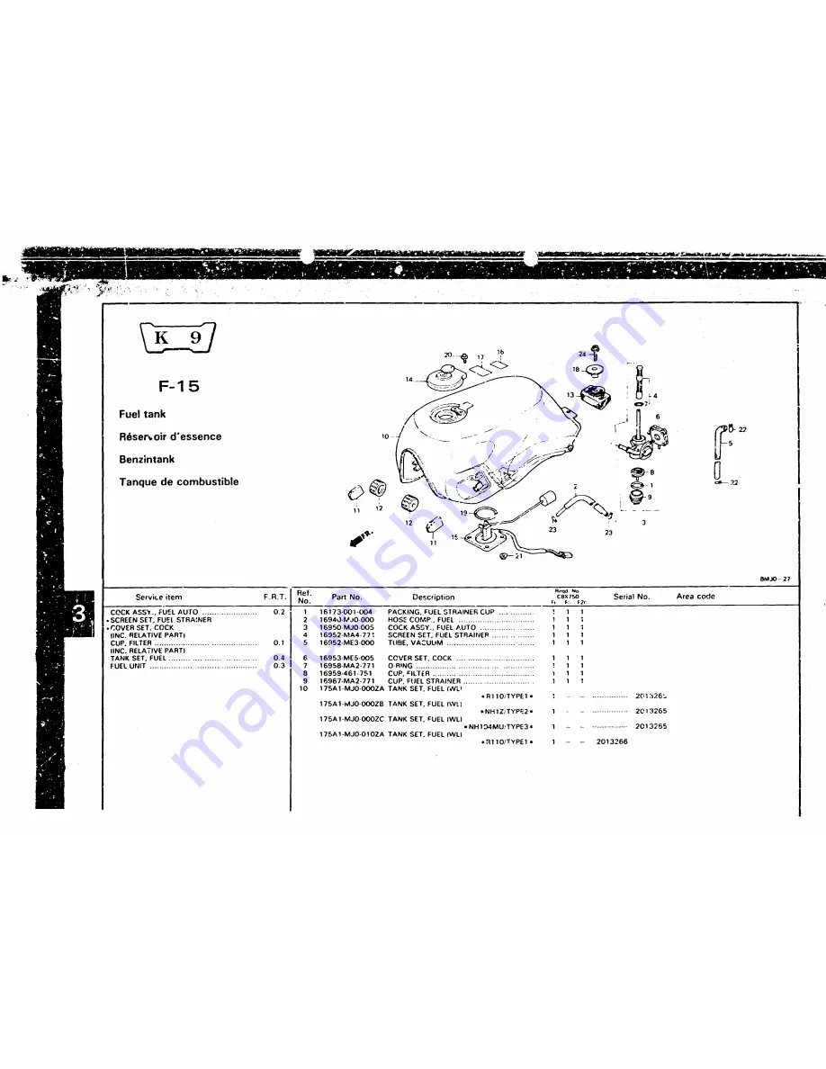 Honda 1984 CBX750F Workshop Manual Download Page 419