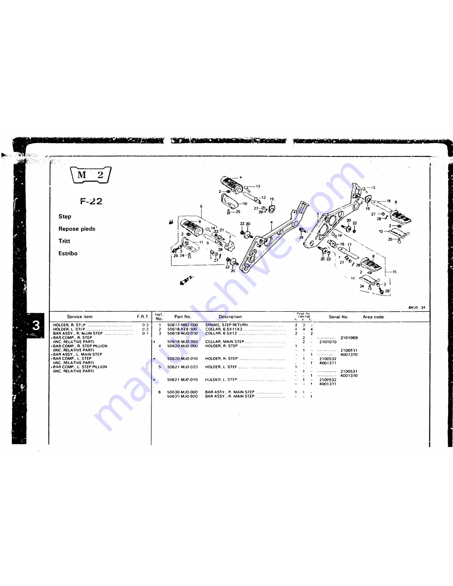 Honda 1984 CBX750F Скачать руководство пользователя страница 454