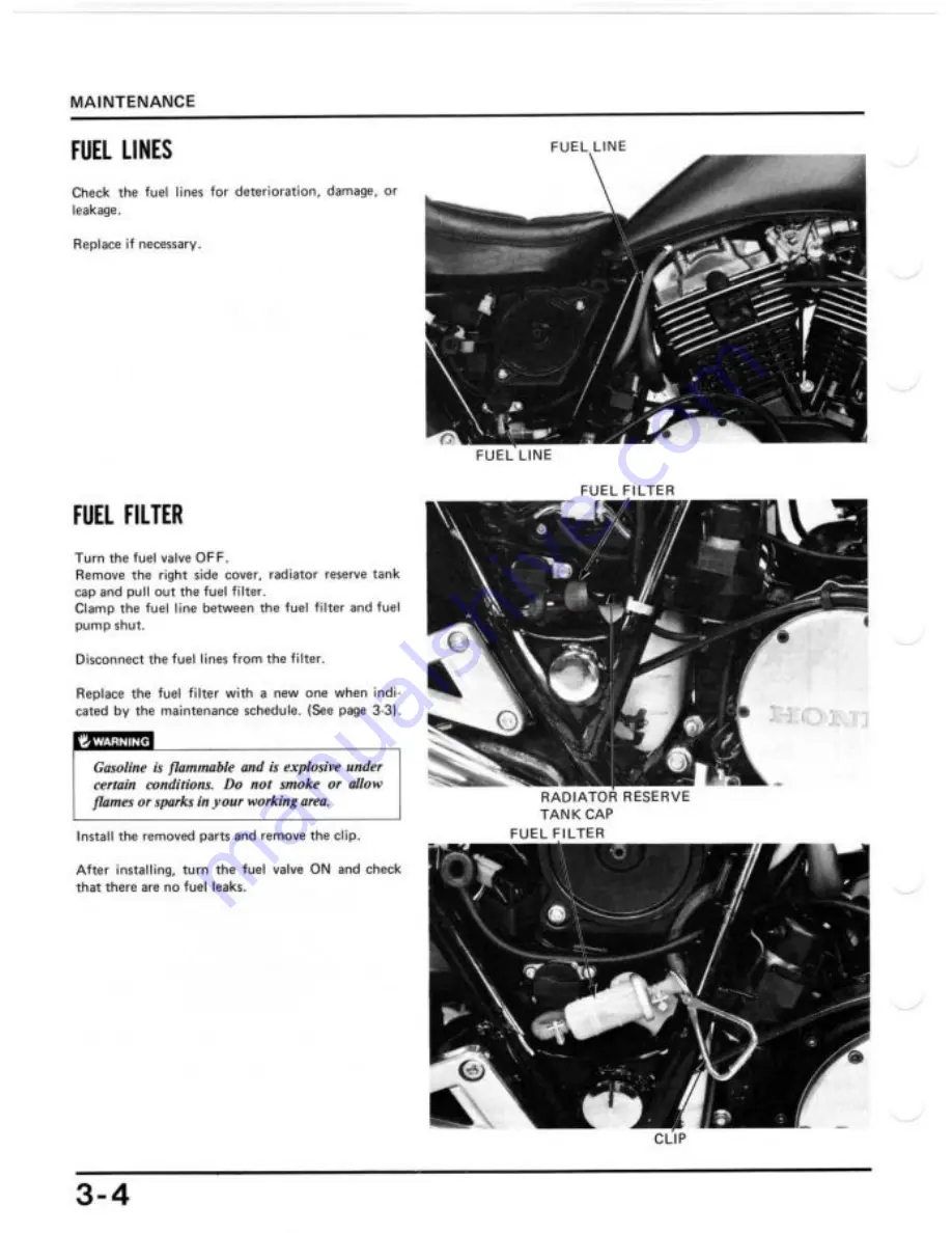 Honda 1984 Shadow VT700C Shop Manual Download Page 35