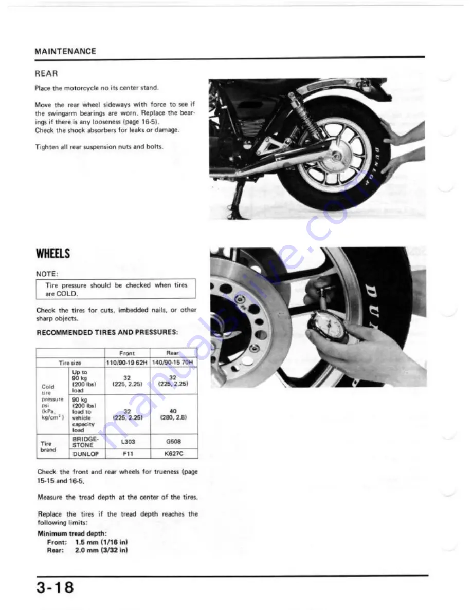 Honda 1984 Shadow VT700C Shop Manual Download Page 49