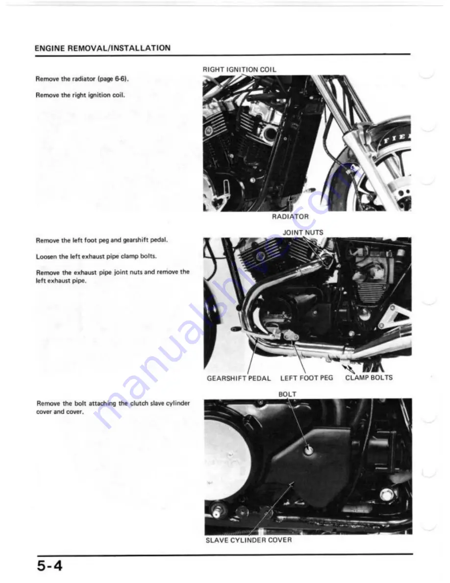 Honda 1984 Shadow VT700C Shop Manual Download Page 73