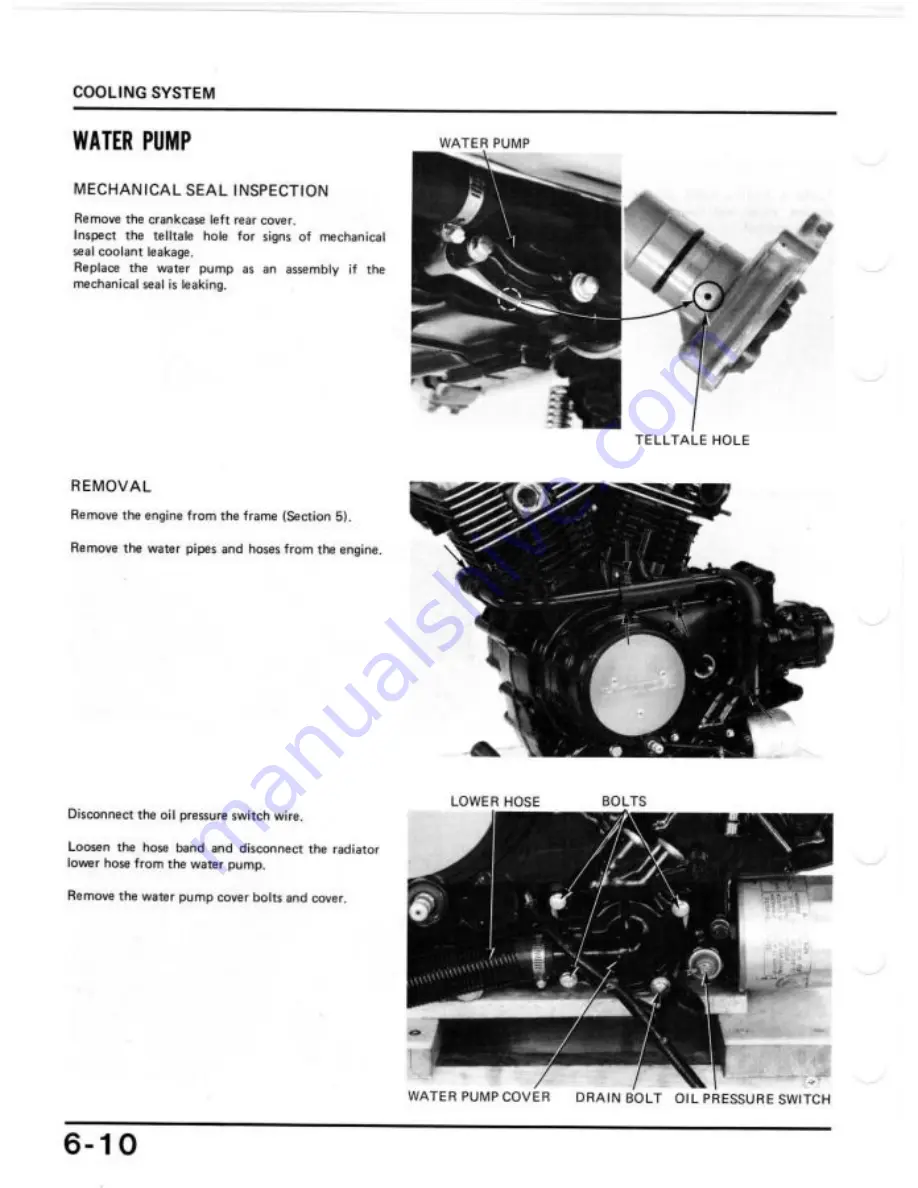 Honda 1984 Shadow VT700C Shop Manual Download Page 86