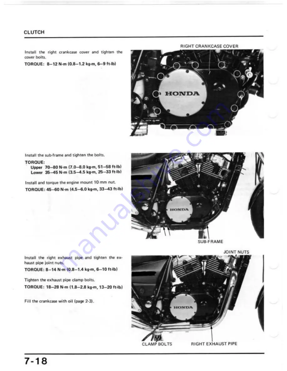 Honda 1984 Shadow VT700C Shop Manual Download Page 107