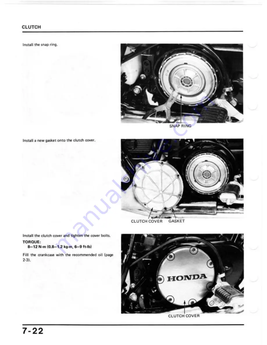 Honda 1984 Shadow VT700C Shop Manual Download Page 111