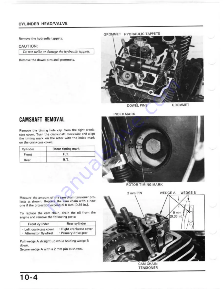 Honda 1984 Shadow VT700C Скачать руководство пользователя страница 131