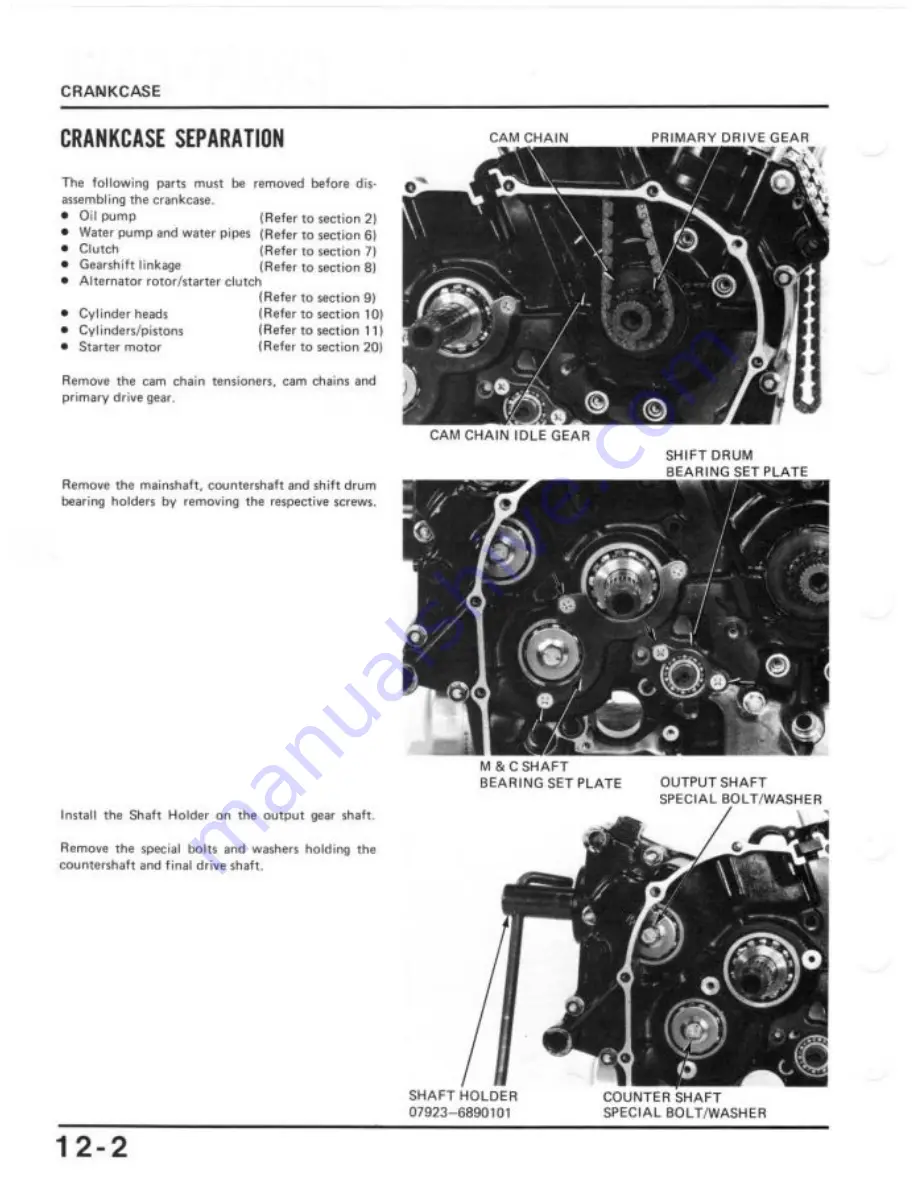 Honda 1984 Shadow VT700C Shop Manual Download Page 168