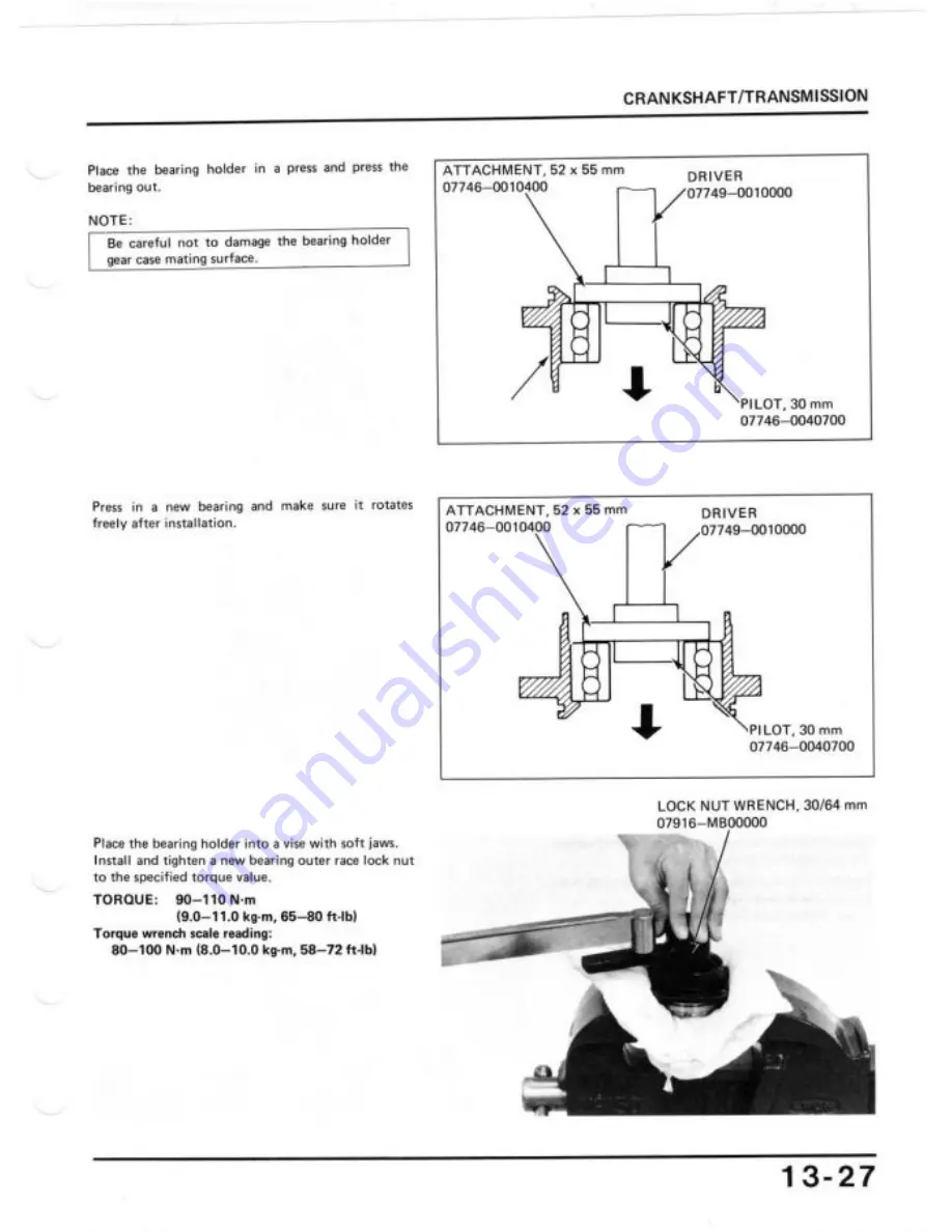 Honda 1984 Shadow VT700C Shop Manual Download Page 200