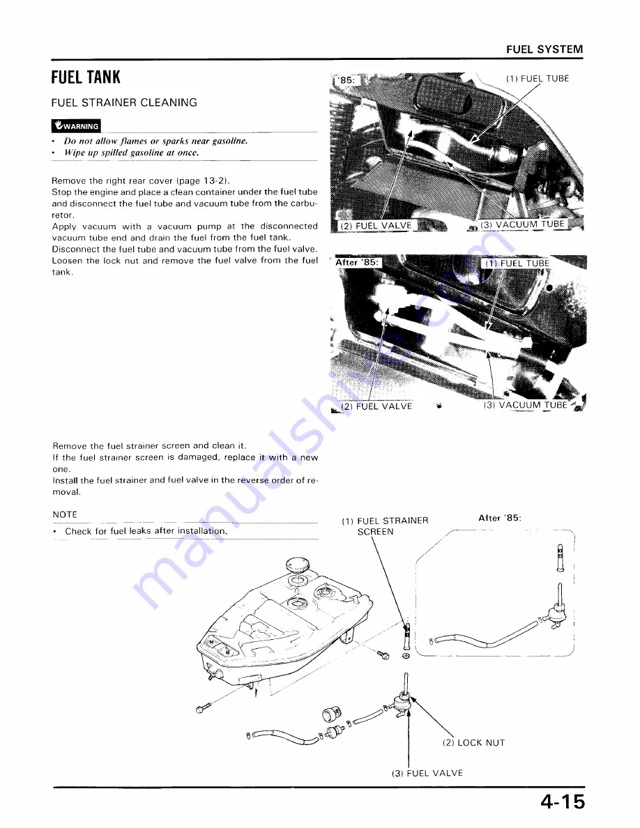 Honda 1985-1988 Elite CH250 Скачать руководство пользователя страница 59