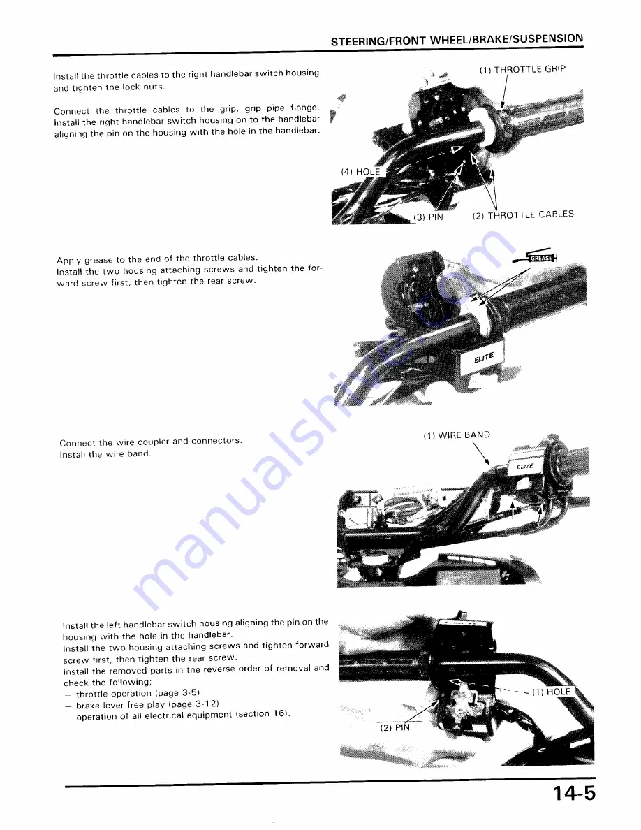 Honda 1985-1988 Elite CH250 Manual Download Page 157