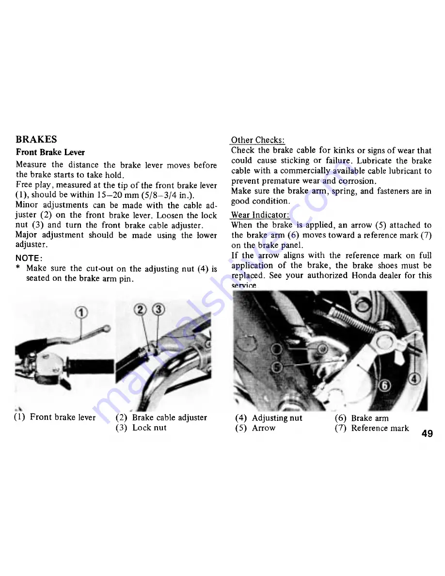 Honda 1985 ATC125M Owner'S Manual Download Page 53