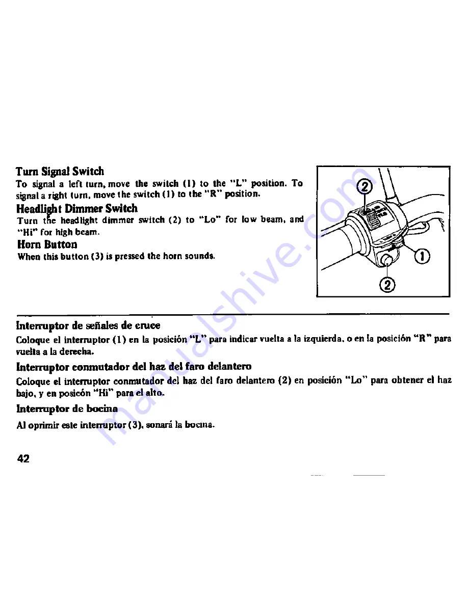 Honda 1985 CM250 Custom Owner'S Manual Download Page 44