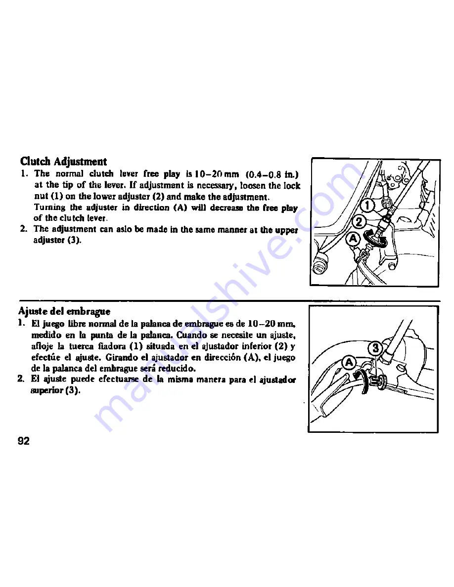 Honda 1985 CM250 Custom Owner'S Manual Download Page 94