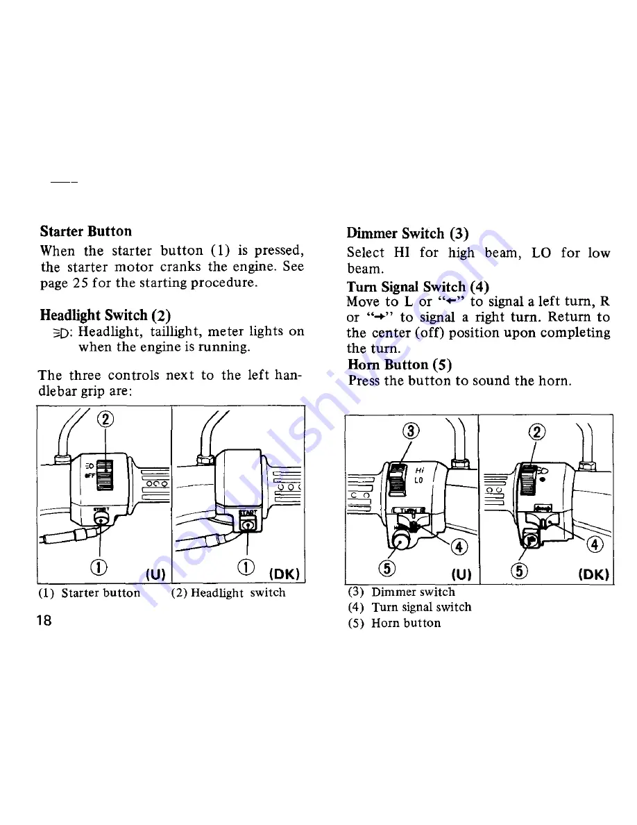 Honda 1985 NIFTY 50 Owner'S Manual Download Page 24