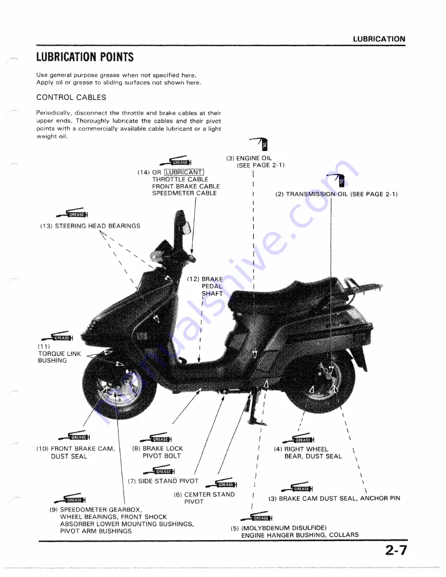 Honda 1986 CH250 Скачать руководство пользователя страница 26