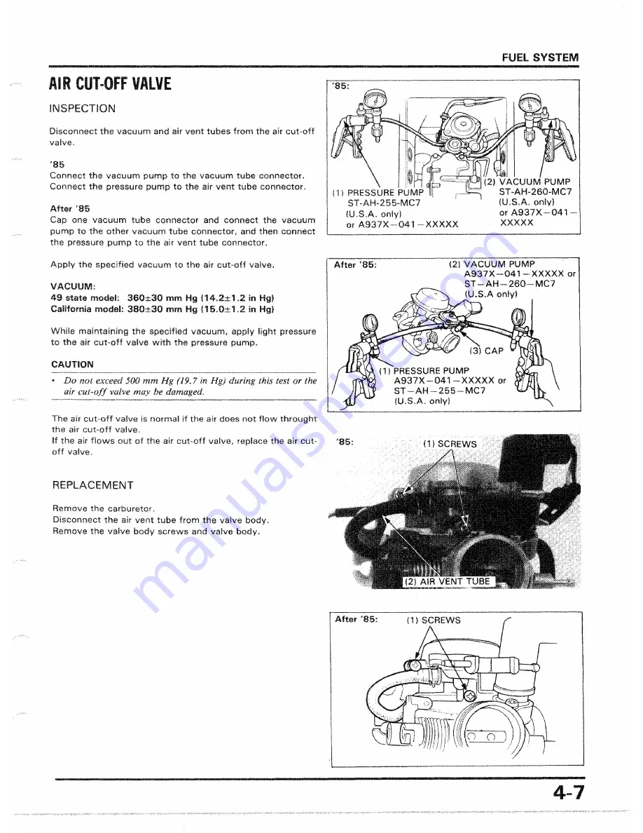 Honda 1986 CH250 Скачать руководство пользователя страница 49