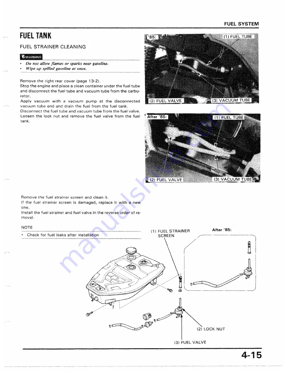 Honda 1986 CH250 Скачать руководство пользователя страница 57