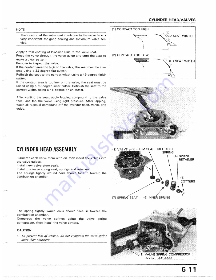 Honda 1986 CH250 Скачать руководство пользователя страница 80