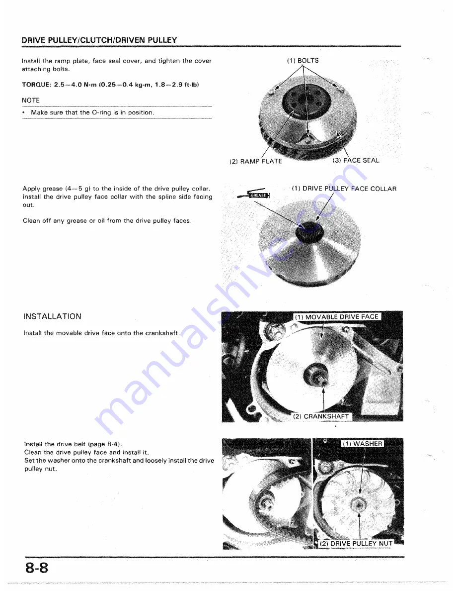 Honda 1986 CH250 Service Manual Download Page 101