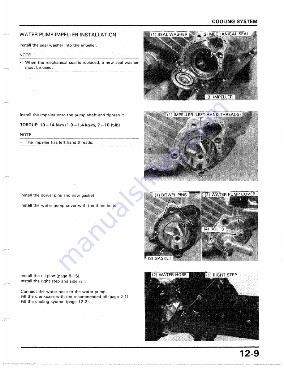 Honda 1986 CH250 Service Manual Download Page 140