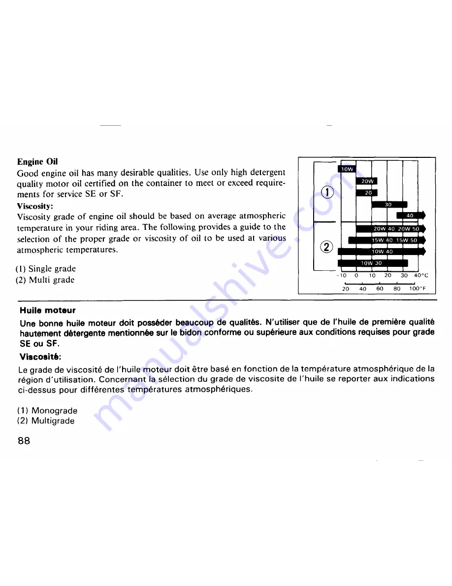 Honda 1987 VFR750F Owner'S Manual Download Page 94